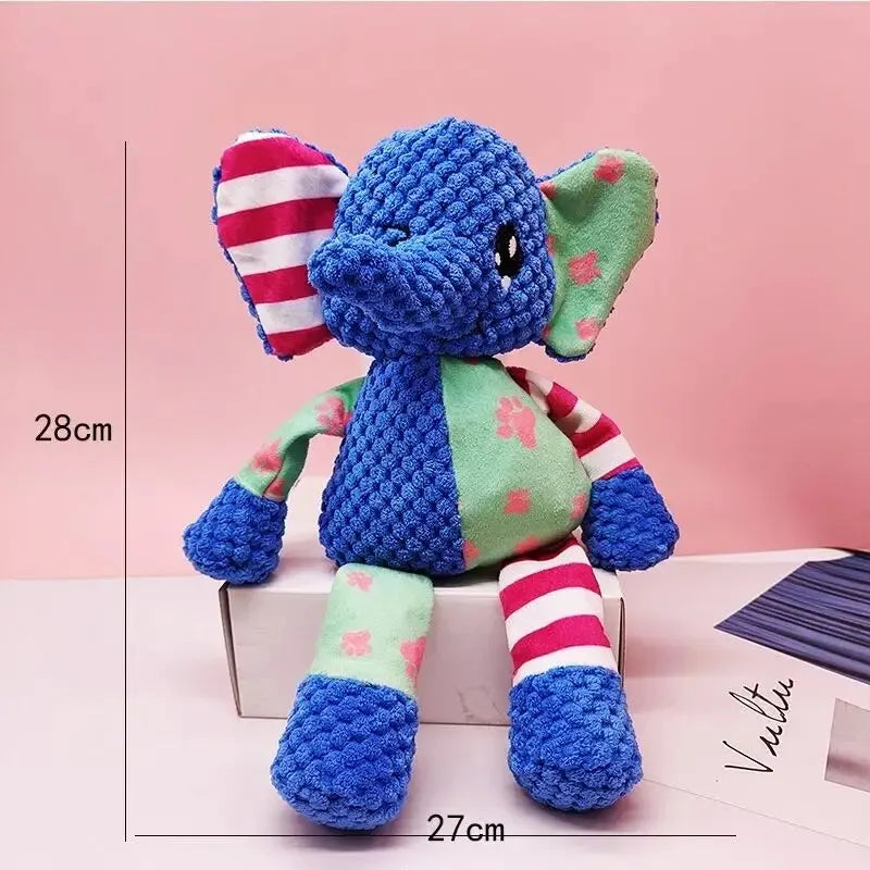 Brinquedo de Pelúcia Interativo para Pets – Mordedor Divertido e Resistente com Som!