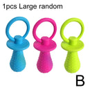 Brinquedo Chupeta de Borracha para Pets – Interativo e Antiestresse