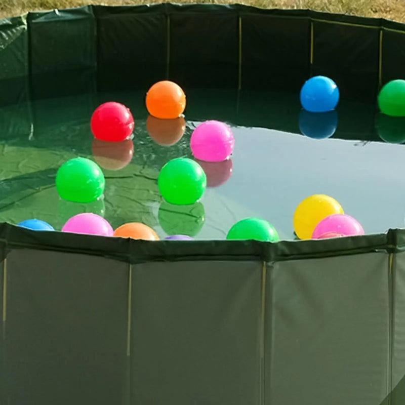 Piscina Dobrável Portátil para Pets – Banho, Diversão e Refresco Garantido!