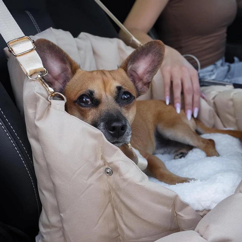 Assento Bolsa de Segurança para Cães Pequenos – Transportadora Portátil para Carro