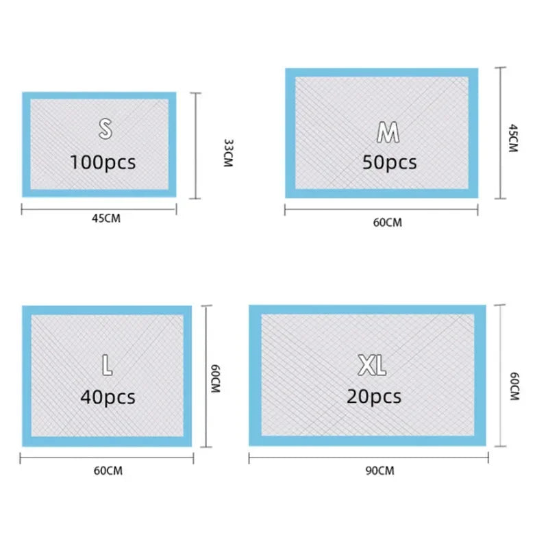 Tapete Higiênico Absorvente para Pets – Fralda Descartável de Treinamento para Cães e Gatos