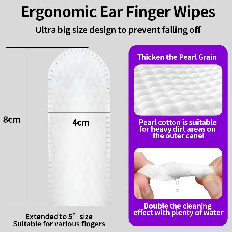 Lenços de Limpeza Auricular para Pets – Higiene e Cuidado com Ouvidos de Cães e Gatos