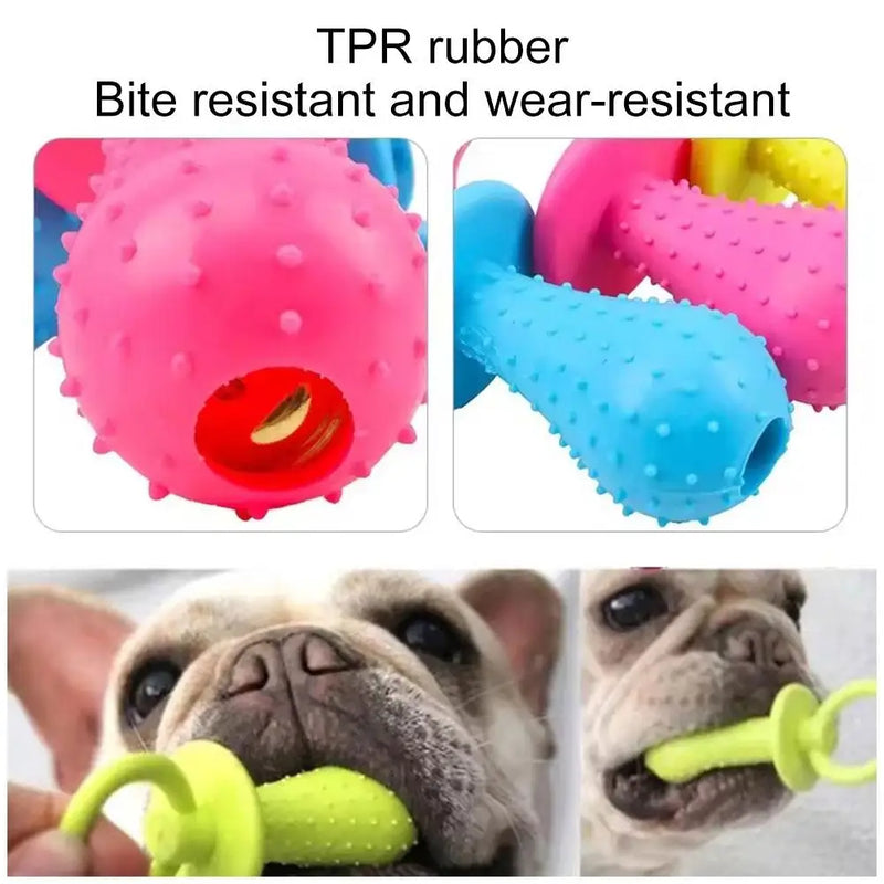 Brinquedo Chupeta de Borracha para Pets – Interativo e Antiestresse
