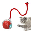 Brinquedo Interativo para Gatos – Bola Inteligente com Movimento Automático, Chamado de Pássaro e Carregamento USB