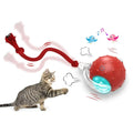 Brinquedo Interativo para Gatos – Bola Inteligente com Movimento Automático, Chamado de Pássaro e Carregamento USB