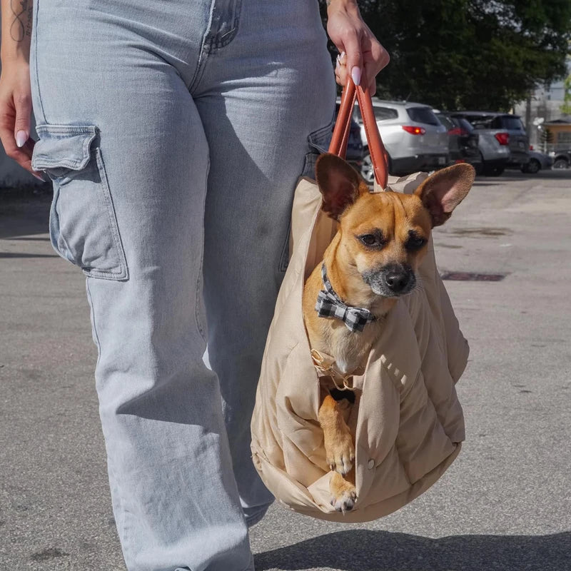Assento Bolsa de Segurança para Cães Pequenos – Transportadora Portátil para Carro