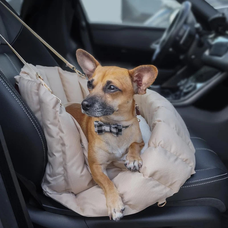 Assento Bolsa de Segurança para Cães Pequenos – Transportadora Portátil para Carro