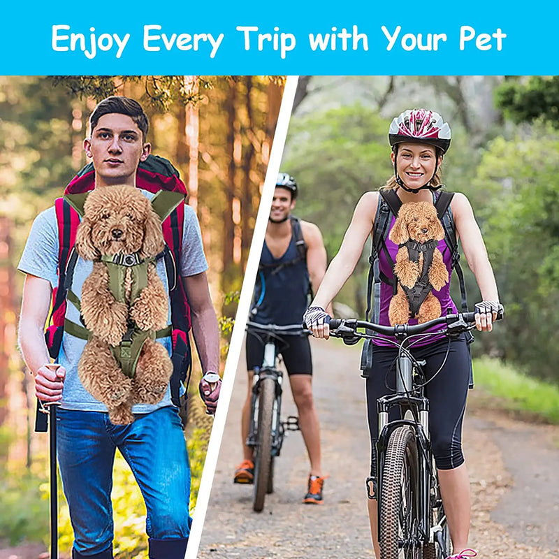 Mochila Transportadora para Pets – Frontal e Traseira, Conforto e Segurança para Cães e Gatos